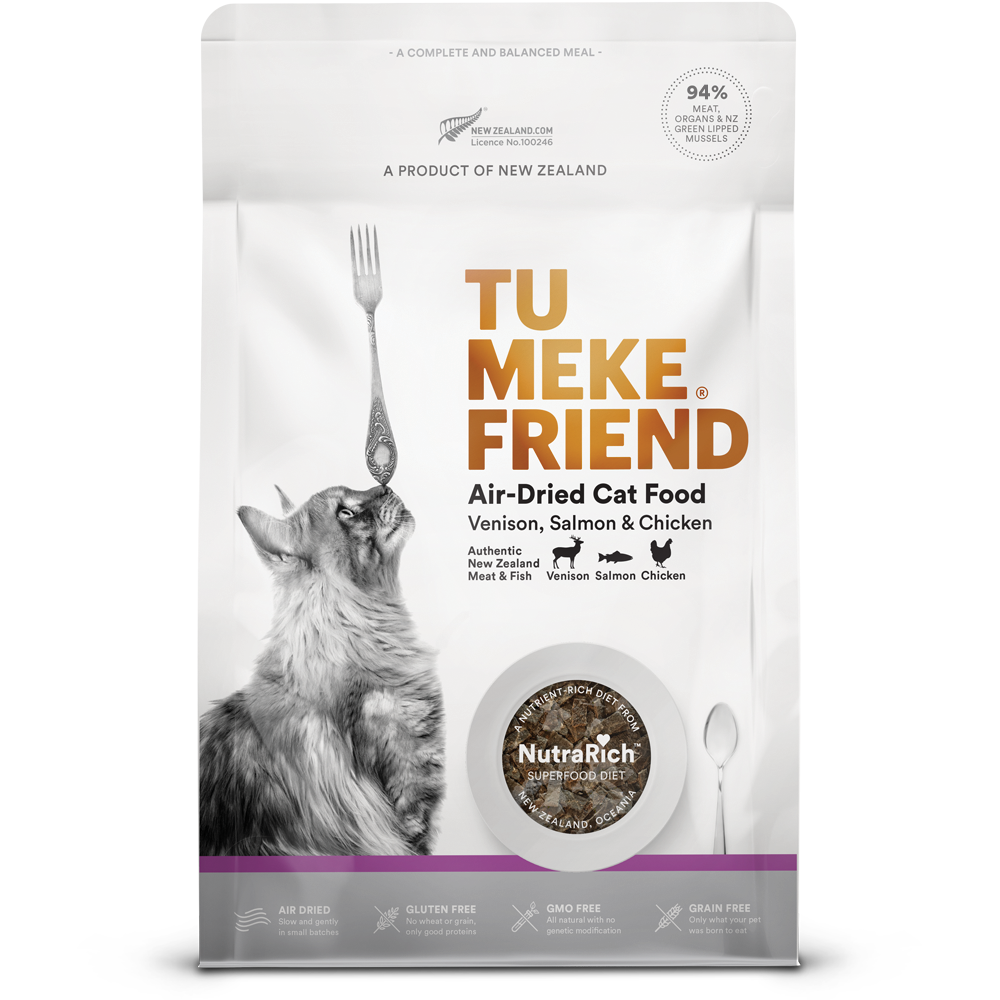 9617 Tu Meke Air Dried Food Render Front Cat Venison