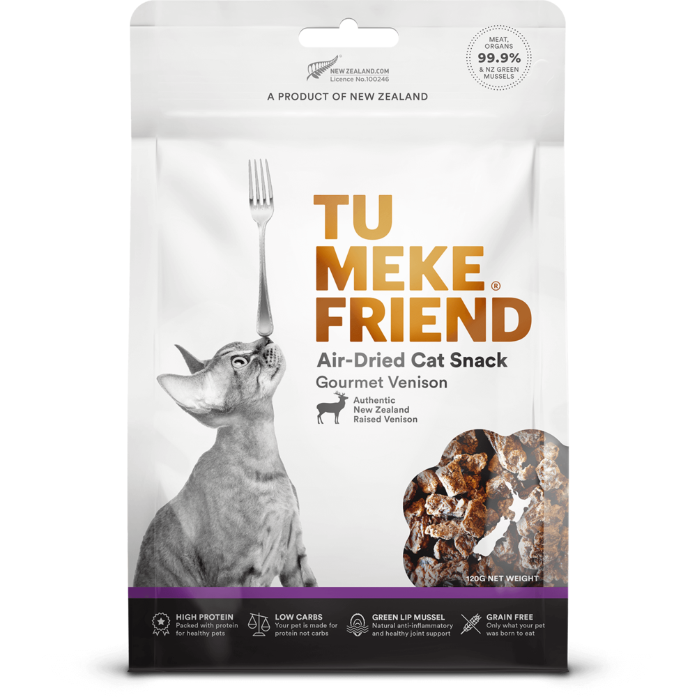 Air Dried Cat Snacks - Gourmet Venison